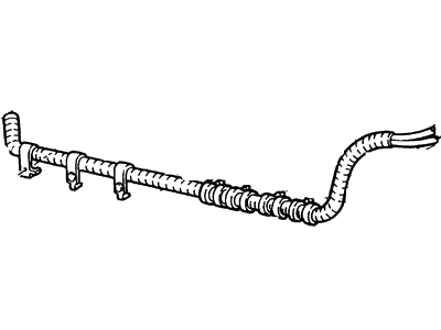 Ford YC2Z-14300-DA Battery Cable Assembly