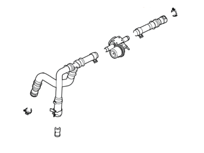 Ford 4L1Z-18472-CA Hose - Heater Water