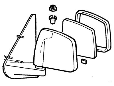 Ford Ranger Car Mirror - F87Z-17682-SAA