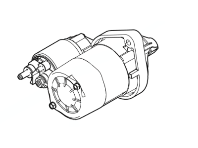 Ford CV6Z-11002-D Starter Motor Assembly