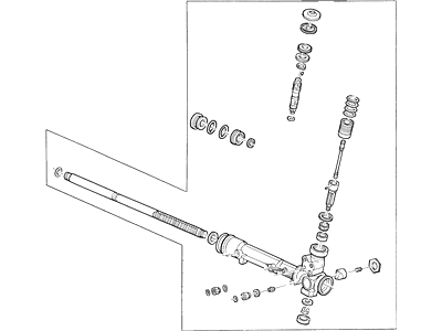 Ford Contour Steering Gear Box - F73Z-3504-CCRM