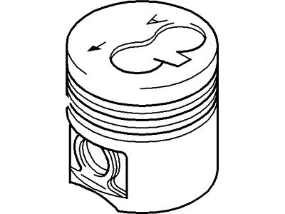 Ford 3S7Z-6108-B Piston And Pin Assembly