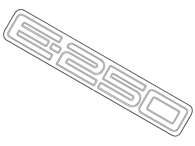 Ford 6C2Z-1542528-BA Nameplate