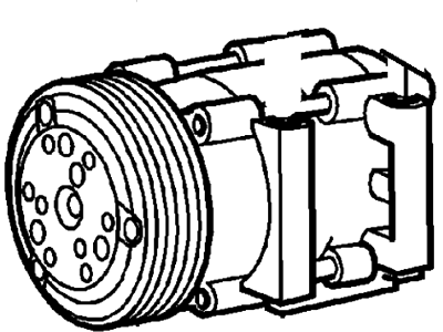 Ford 1L2Z-19703-AA Compressor Assembly