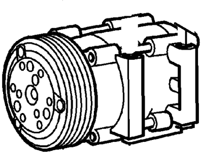 2003 Lincoln Town Car A/C Compressor - 1L2Z-19703-AA