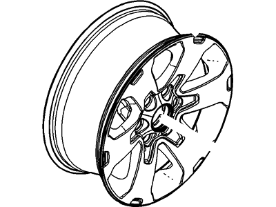 Ford AL3Z-1007-J Wheel Assembly