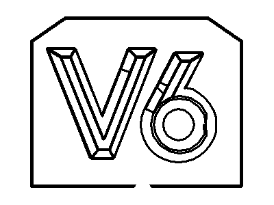 Mercury Mariner Emblem - 5E6Z-7842528-CA