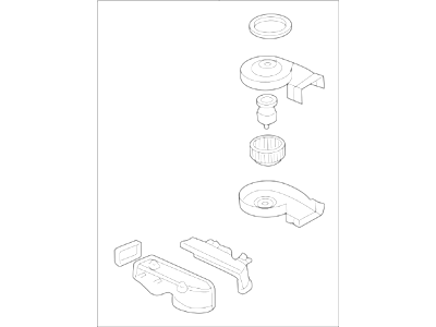 Ford F87Z-18456-AA Blower Assembly