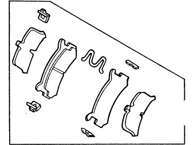 Ford F3CZ2200A Kit Brake Shoe & Lining