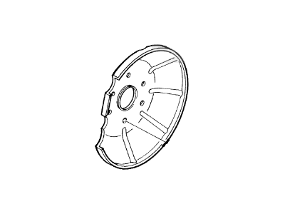 Mercury Tracer Brake Backing Plate - F4CZ-2C028-A