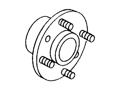 Mercury Tracer Wheel Hub - F4CZ-1104-C
