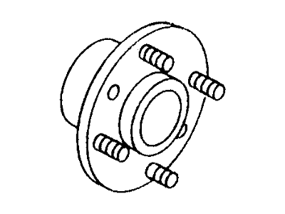 1998 Ford Escort Wheel Hub - F1CZ-1104-B