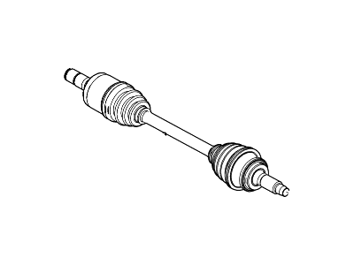 Ford 8E5Z-3A427-B Shaft - Front Axle