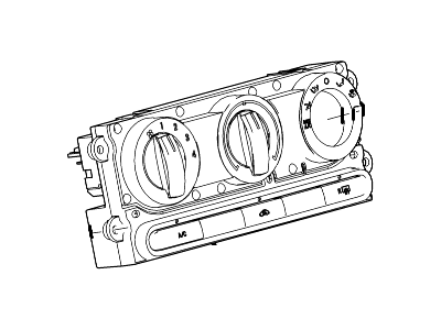 Mercury Montego A/C Switch - 5F9Z-19980-EA