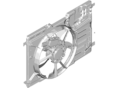 Ford Transit Connect Engine Cooling Fan - CV6Z-8C607-K