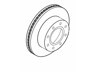 2015 Ford F-450 Super Duty Brake Disc - GU2Z-1V125-D