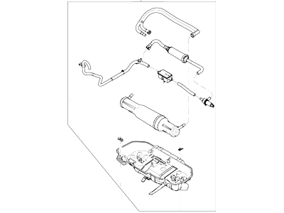 Ford 7R3Z-9D653-C Cannister - Fuel Vapour Store