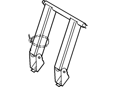 Ford GL1Z-78613E52-A Reinforcement - Rear Seat Support