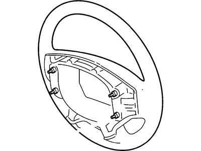 Ford 1F2Z-3600-HA Steering Wheel Assembly