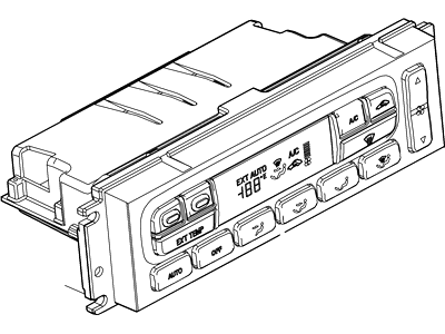 2005 Ford F-550 Super Duty A/C Switch - 6C3Z-19980-AA