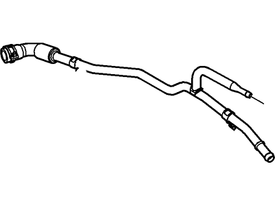 2002 Lincoln LS Cooling Hose - XW4Z-8C289-AA