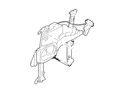 Ford 6L1Z-7823209-AA Regulator - Window - Less Motor