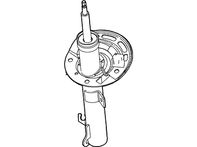 2010 Ford Focus Shock Absorber - 9S4Z-18124-E