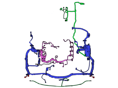 Ford CC3Z-12B637-A Wire Assembly