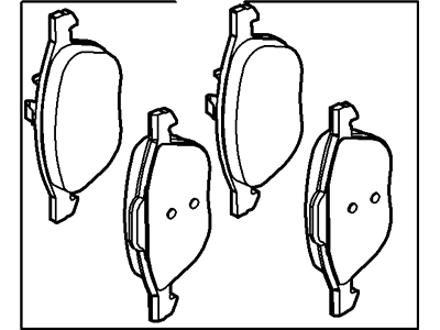 Ford 5U2Z-2V001-F Shoe And Lining Assembly