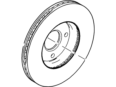 Ford Focus Brake Disc - 3S4Z-1125-AA
