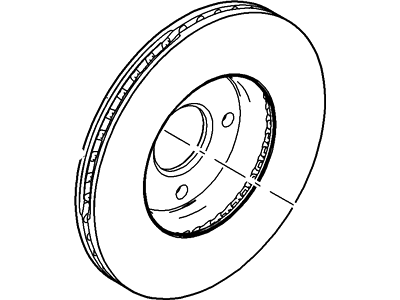 2005 Ford Focus Brake Disc - 5U2Z-1V125-Q