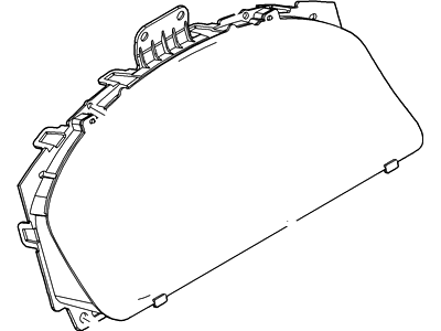 Ford 8S4Z-10890-A Mask - Fuel And Temperature Gauge