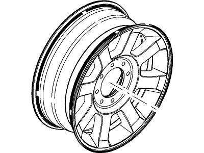 Ford 8C3Z-1007-B Wheel Assembly