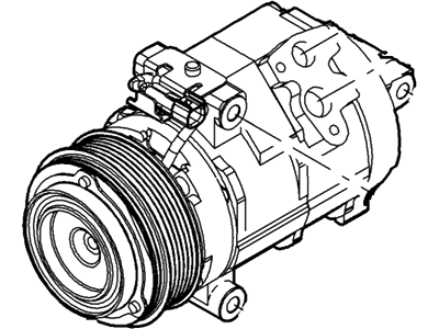 2007 Lincoln MKX A/C Compressor - 7T4Z-19703-A