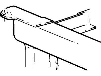 2001 Ford E-350/E-350 Super Duty Radiator Support - F6UZ-8496-BA