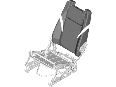 Ford DT1Z-1766801-B Pad - Rear Seat Back