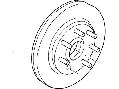 Ford 8L3Z-1V102-B Hub And Disc Assembly