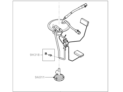 Ford 5C3Z-9275-BA Fuel Tank Sender Assembly