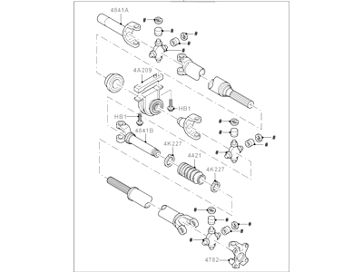 2006 Lincoln Mark LT Drive Shaft - 5L3Z-4R602-U