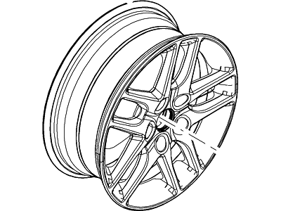 2010 Mercury Milan Spare Wheel - 9E5Z-1007-E