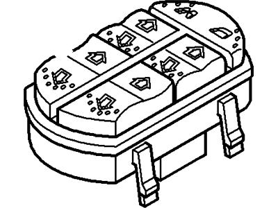 2001 Ford Focus Window Switch - YS4Z-14529-BA