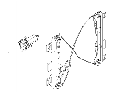 2006 Ford Focus Window Regulator - 6S4Z-5423201-BA