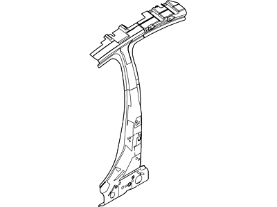 Ford 8A5Z-5424382-A Panel Assembly - "B" Pillar - Inner