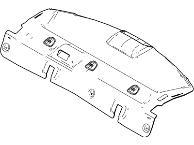 Ford 5T5Z-5446668-BAA Panel Assy - Rear Package Tray Trim