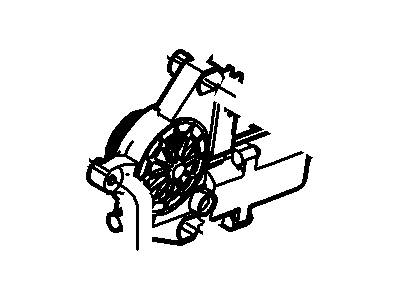 Ford 5F9Z-7423395-AA Motor Assembly - Window Operating