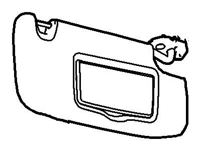 Ford AE5Z-5404104-AC Sun Visor Assembly