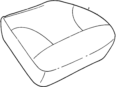 Ford F5TZ1562900DAG Cover Assembly Seat Cushion
