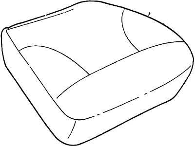 1997 Ford F Super Duty Seat Cover - F5TZ1562900DAB