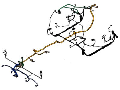 Ford CL3Z-14A005-FCA Wiring Assembly