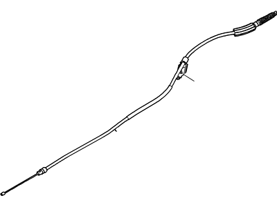 2007 Ford Explorer Parking Brake Cable - 7L2Z-2A635-C